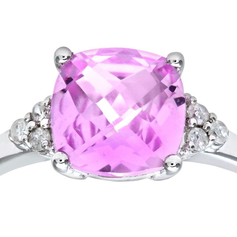 Pink Sapphire and - detail view | Prime Jewellery