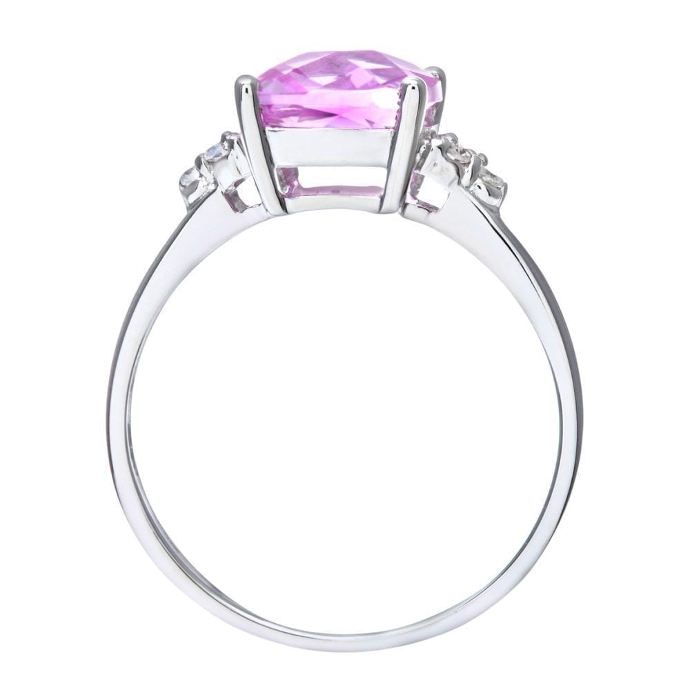 Pink Sapphire and - detail view | Prime Jewellery