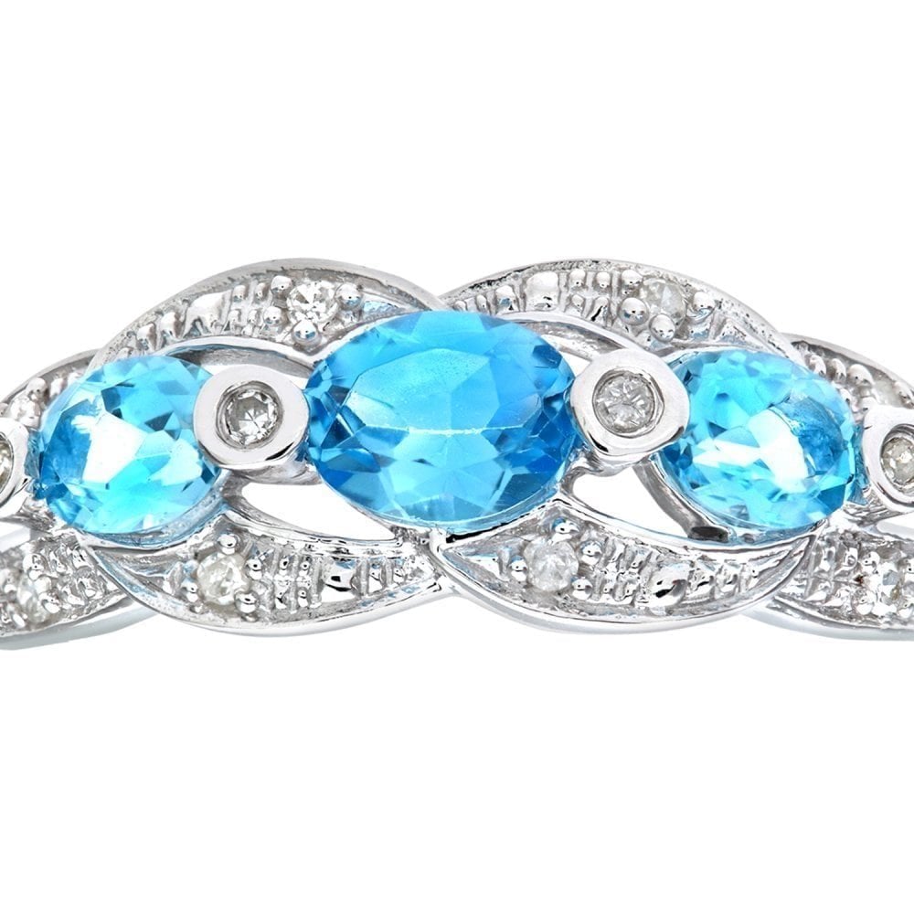 Sky Blue Topaz - detail view | Prime Jewellery