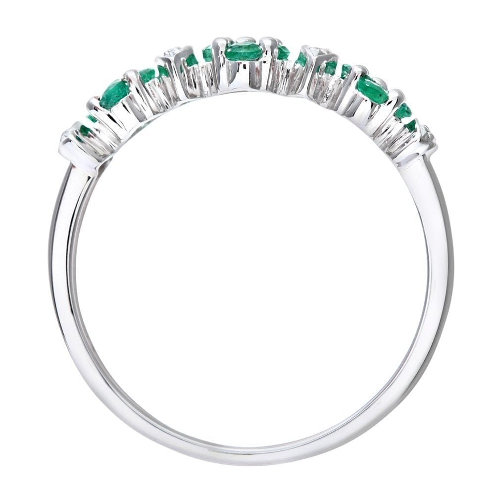 Emerald and Diamond - detail view | Prime Jewellery
