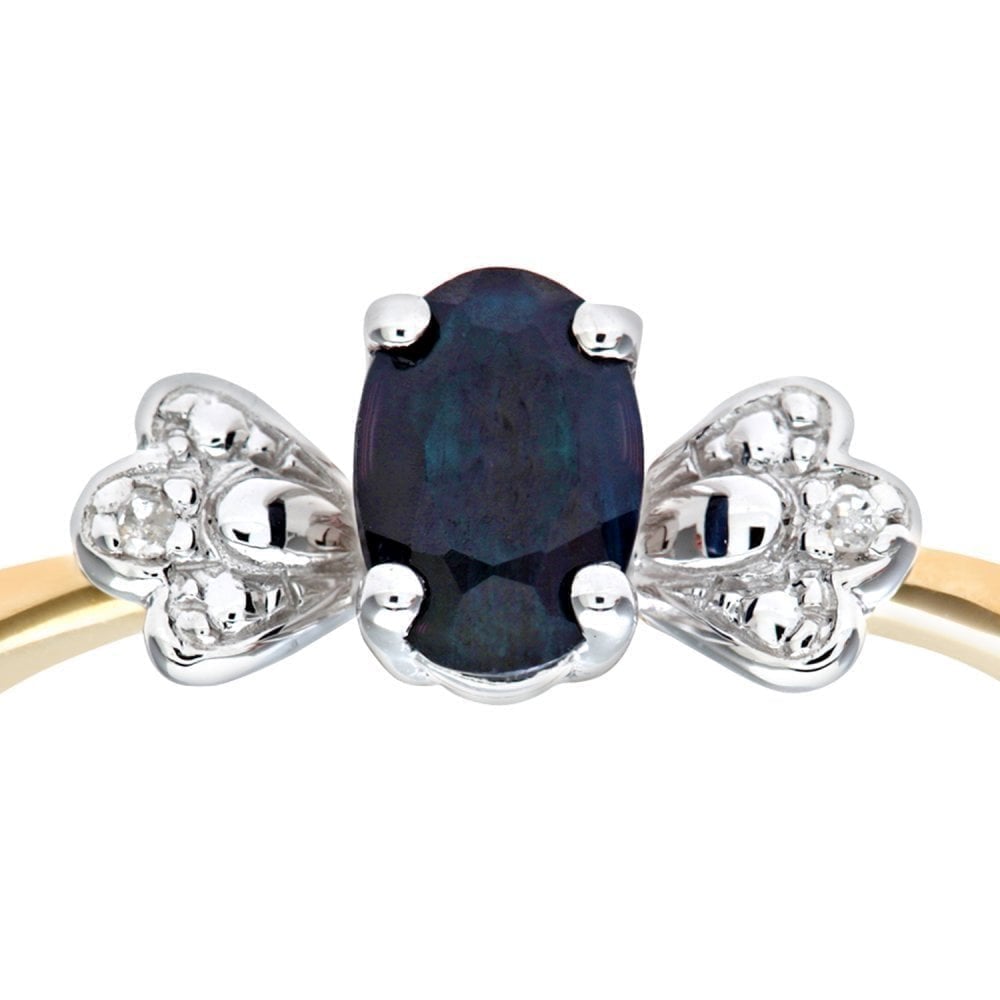 Oval Blue Sapphire - detail view | Prime Jewellery