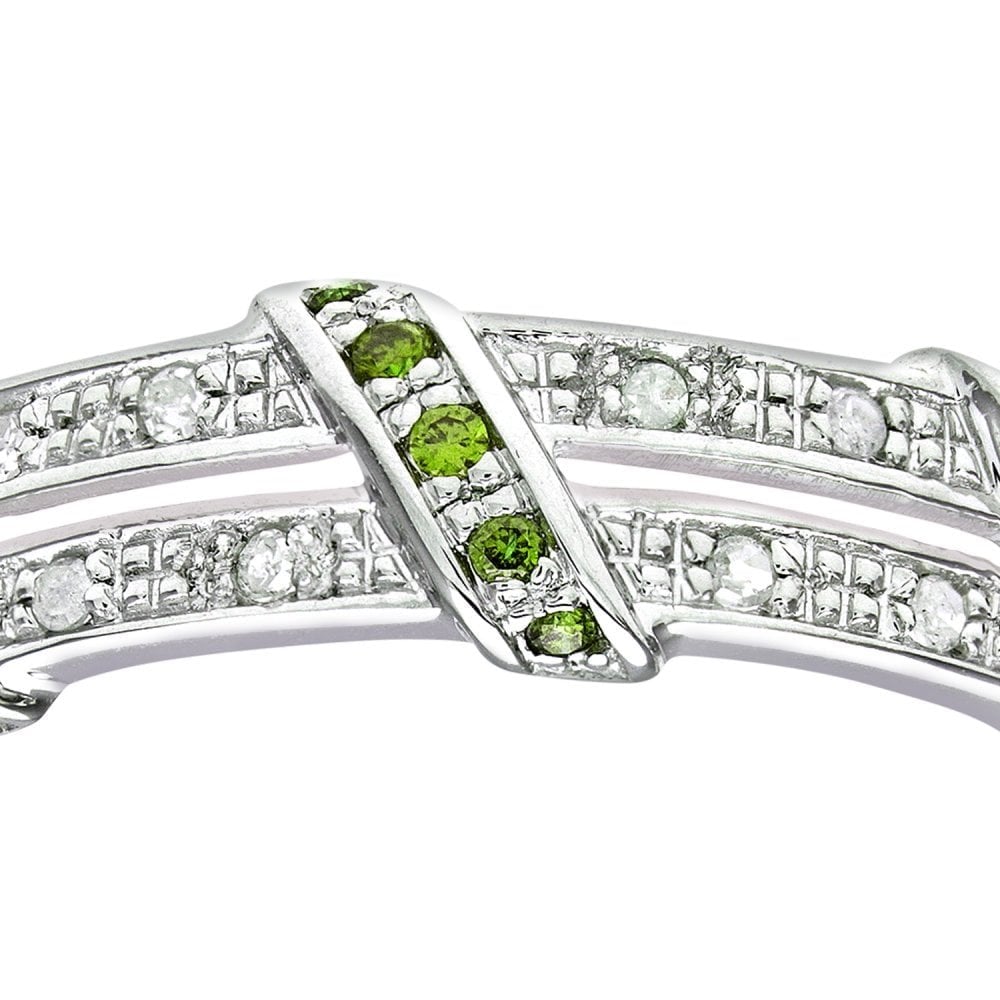 Green and White - detail view | Prime Jewellery