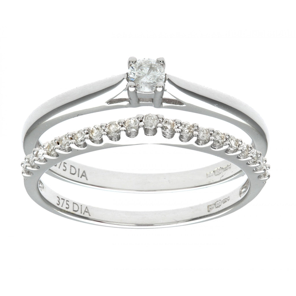 Diamond Solitaire and - detail view | Prime Jewellery