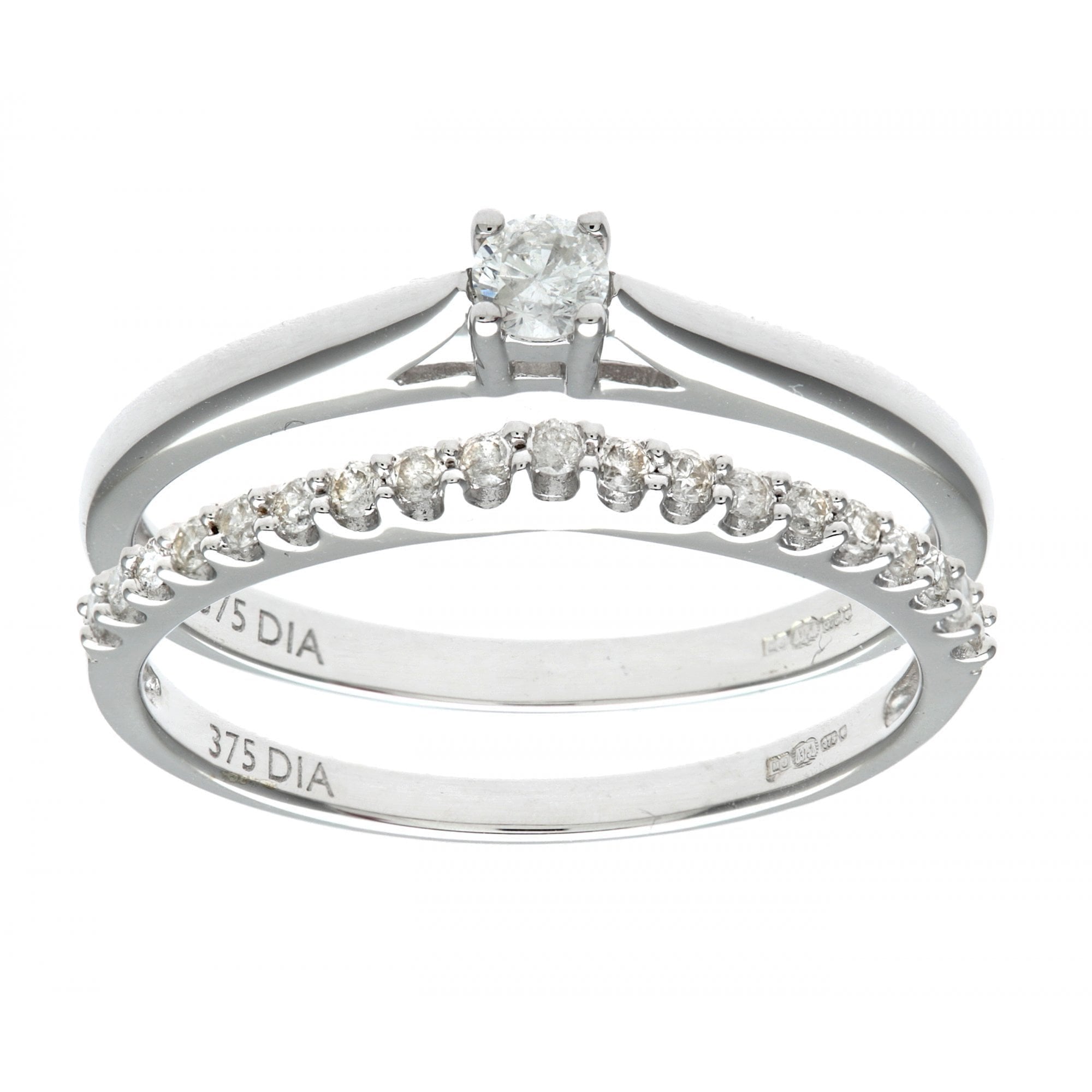 Diamond Solitaire and - detail view | Prime Jewellery