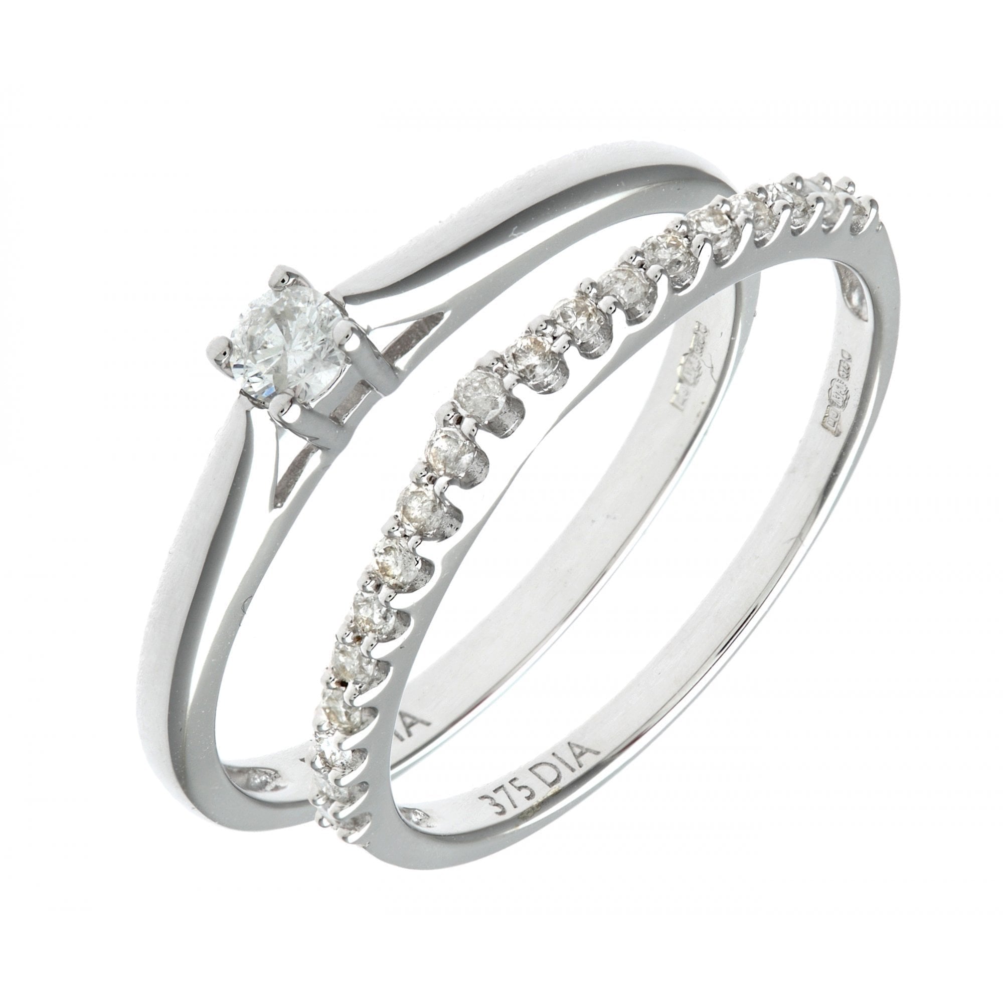Diamond Solitaire and - detail view | Prime Jewellery