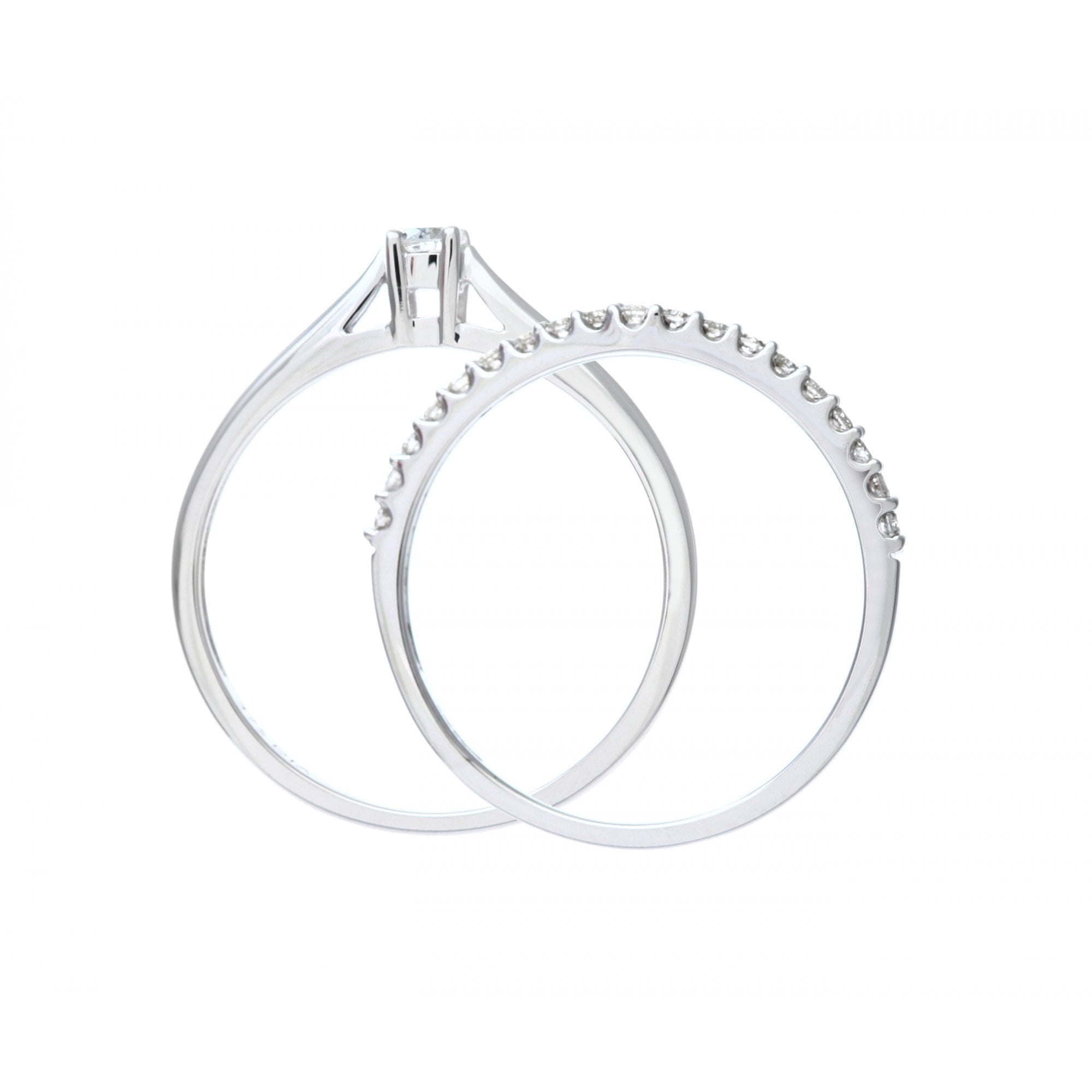 Diamond Solitaire and - detail view | Prime Jewellery