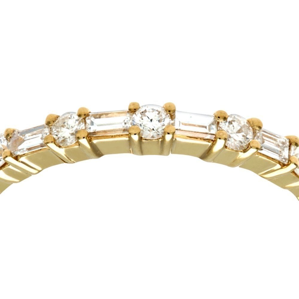 Diamond Alternate Eternity - detail view | Prime Jewellery