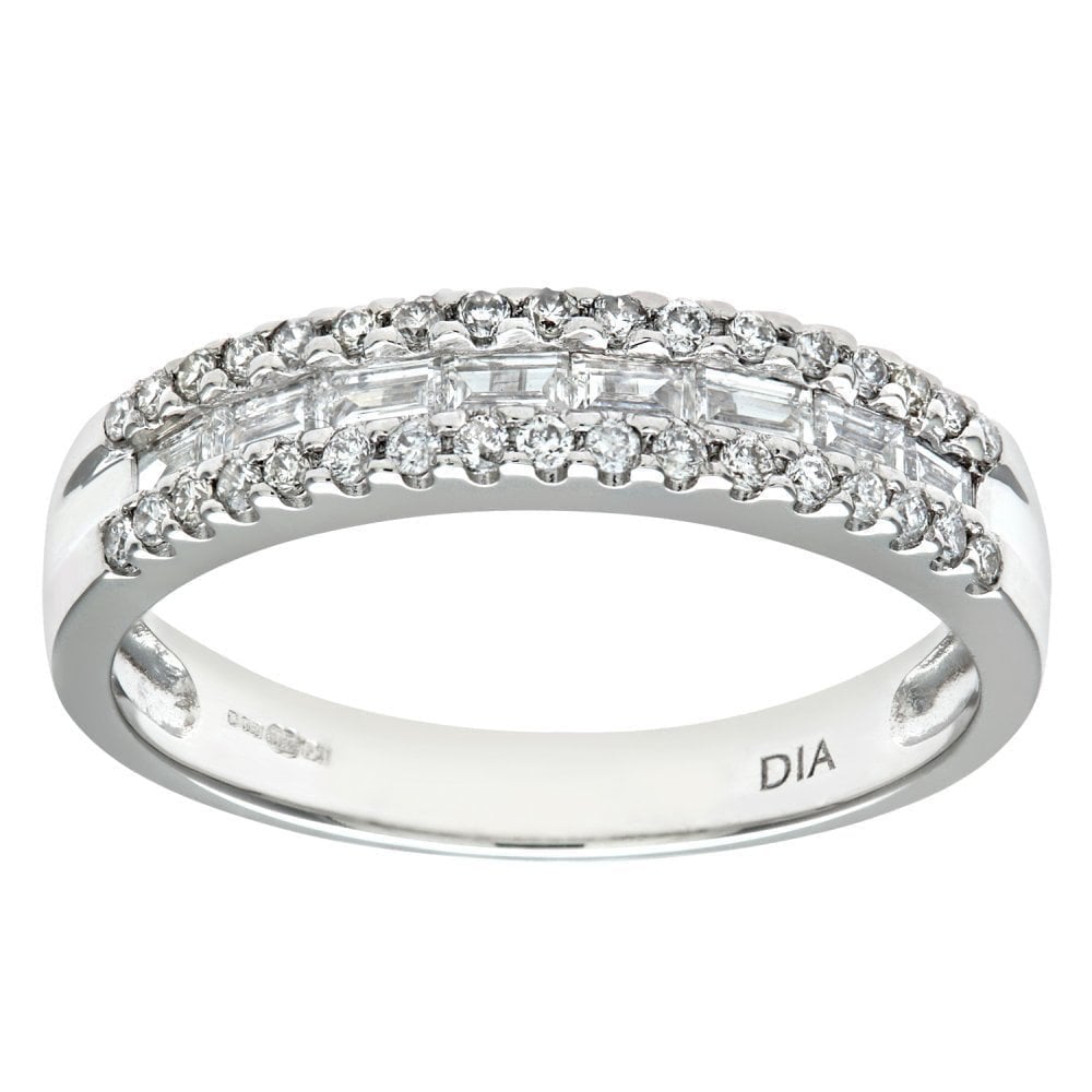 Diamond Tri-Band Eternity - detail view | Prime Jewellery