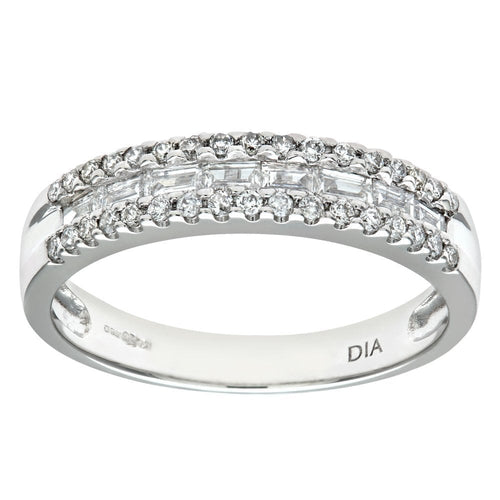 Diamond Tri-Band Eternity - detail view | Prime Jewellery