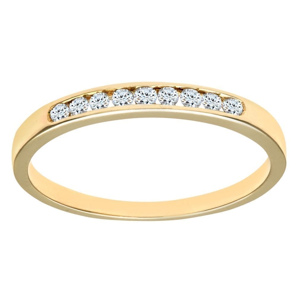Diamond Half Eternity - detail view | Prime Jewellery