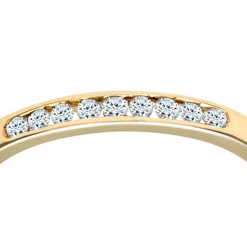 Diamond Half Eternity - detail view | Prime Jewellery