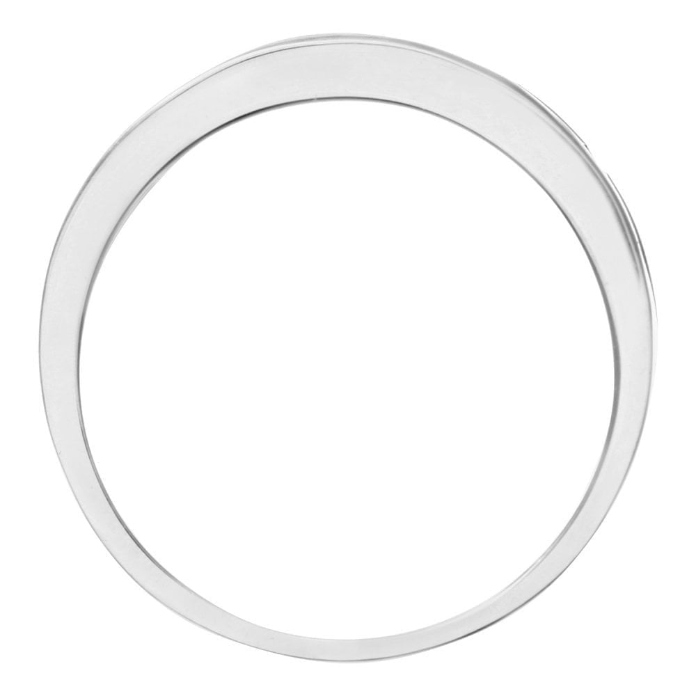 Round Brilliant Ruby and 0.025ct Diamonds 9ct Eternity Ring