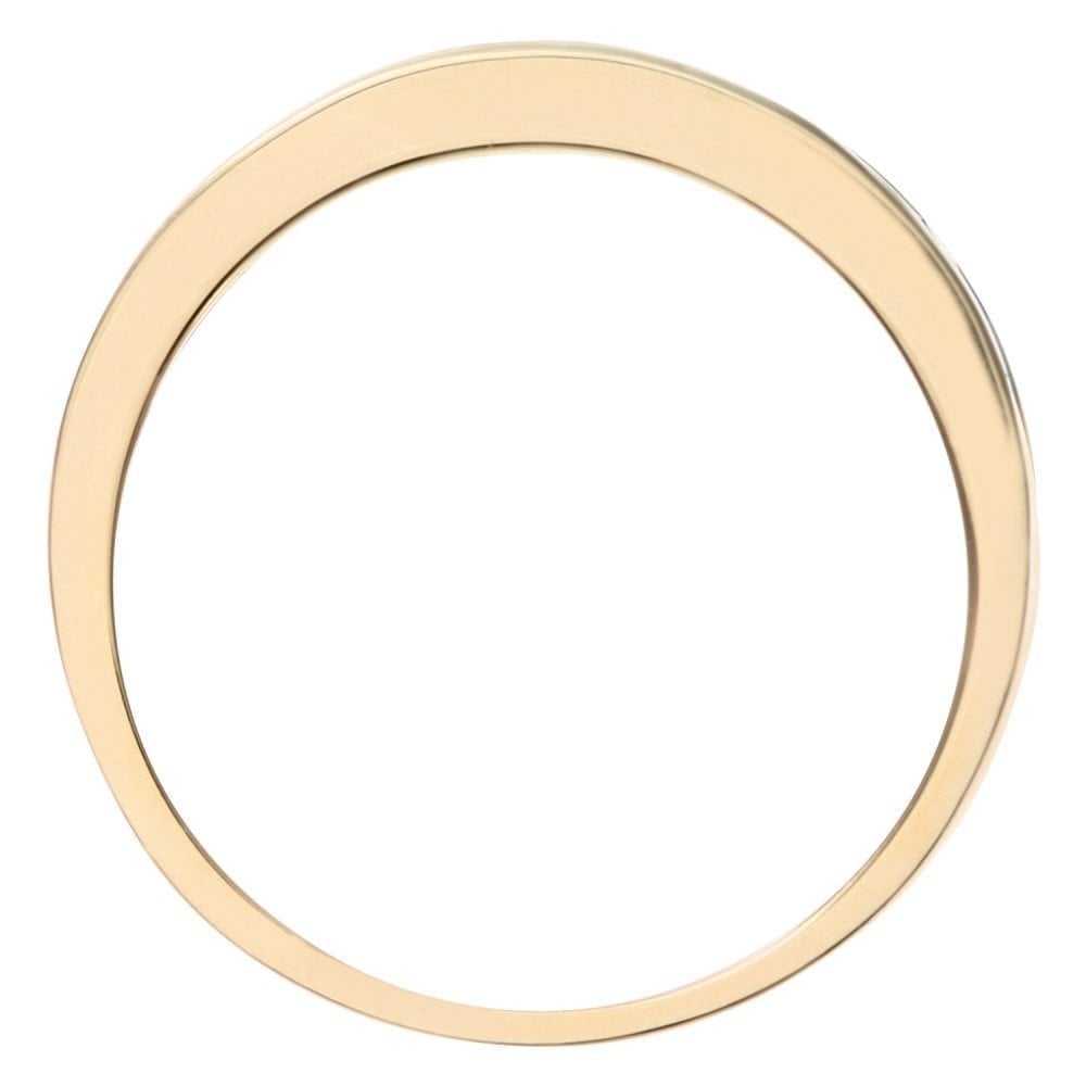 Round Brilliant Ruby and 0.025ct Diamonds 9ct Eternity Ring