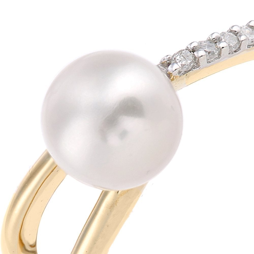 Diamond and Cultured - detail view | Prime Jewellery