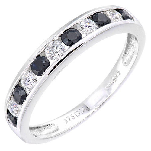 Black Sapphire and - detail view | Prime Jewellery