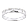 Diamond Flush Set Eternity Wedding Band 9ct White Gold | Prime Jewellery