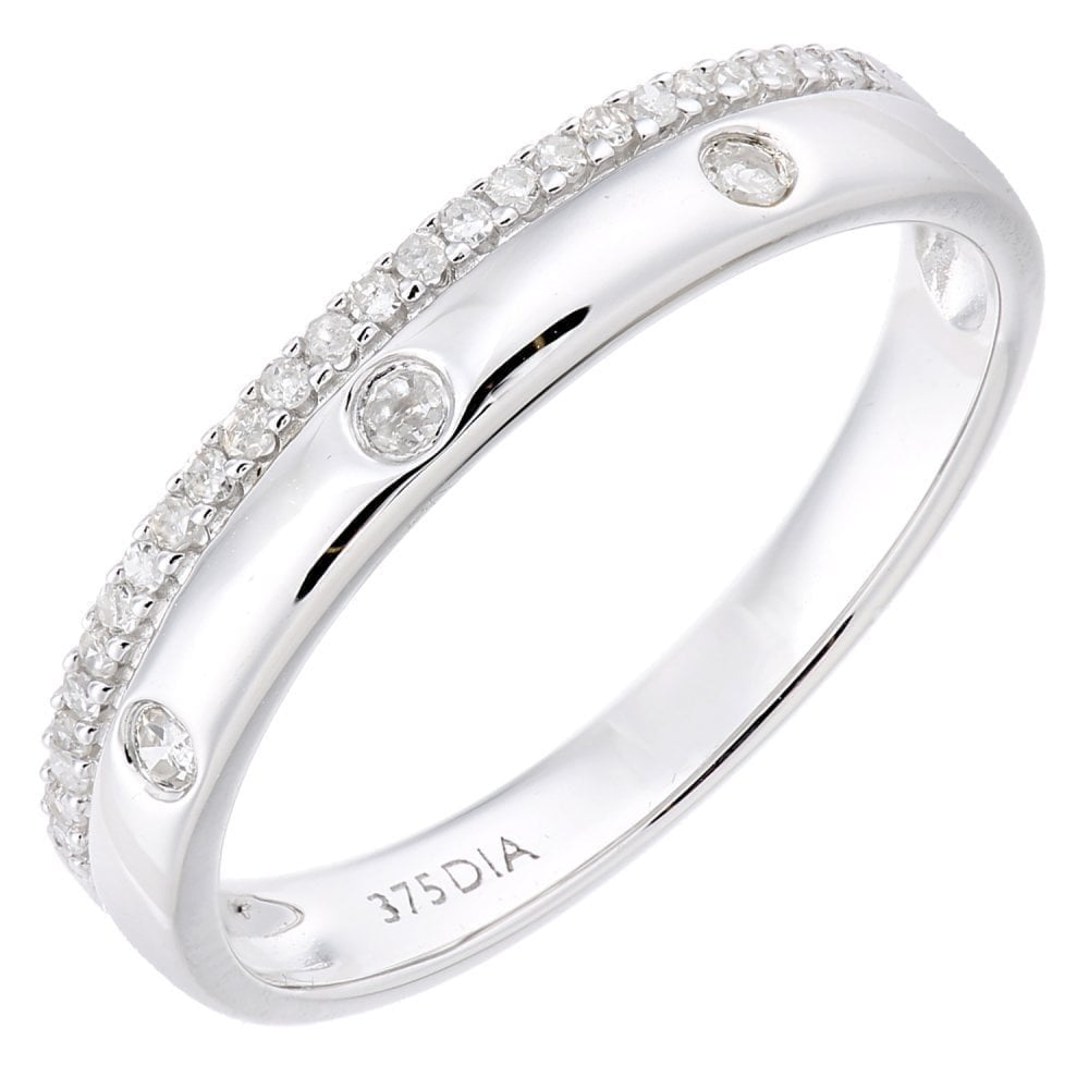 Diamond Flush Set - detail view | Prime Jewellery