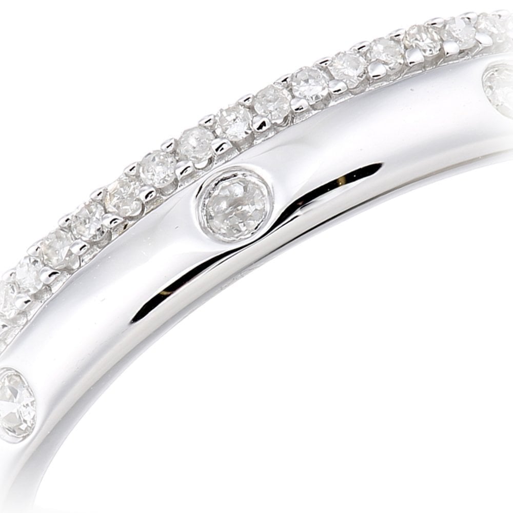 Diamond Flush Set - detail view | Prime Jewellery