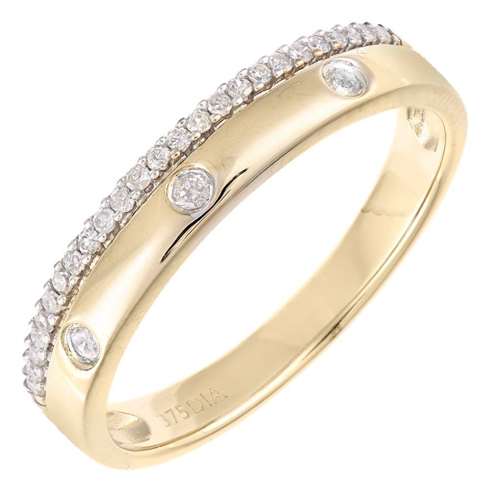 Diamond Flush Set - detail view | Prime Jewellery