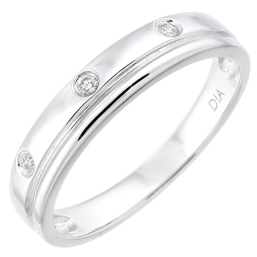Diamond Flush Set - detail view | Prime Jewellery