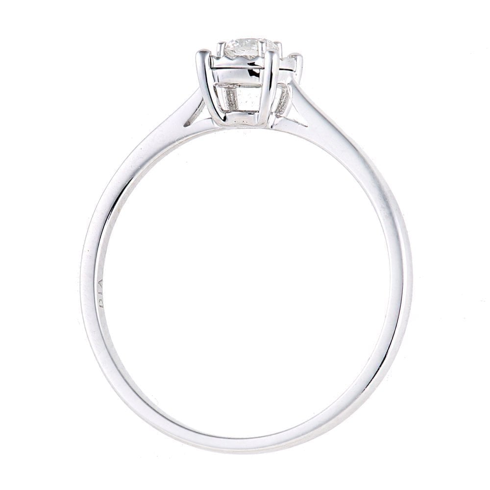 Diamond Solitaire Engagement - detail view | Prime Jewellery