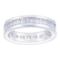 18ct White Gold 1.5 Carat Natural Diamond Channel Set Full Eternity Band Ring