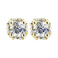 9ct Gold 0.25 Carat Natural Diamond Solitaire Stud Earrings