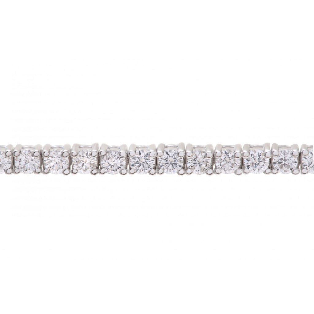 18ct White Gold 3 Carat Natural Diamond Tennis Bracelet
