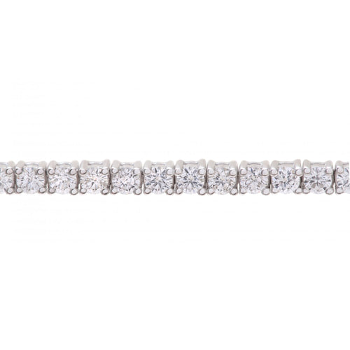 18ct White Gold 3 Carat Natural Diamond Tennis Bracelet