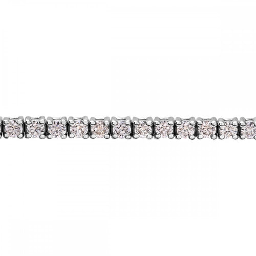 18ct White Gold 2 Carat Natural Diamond Tennis Tennis Bracelet H