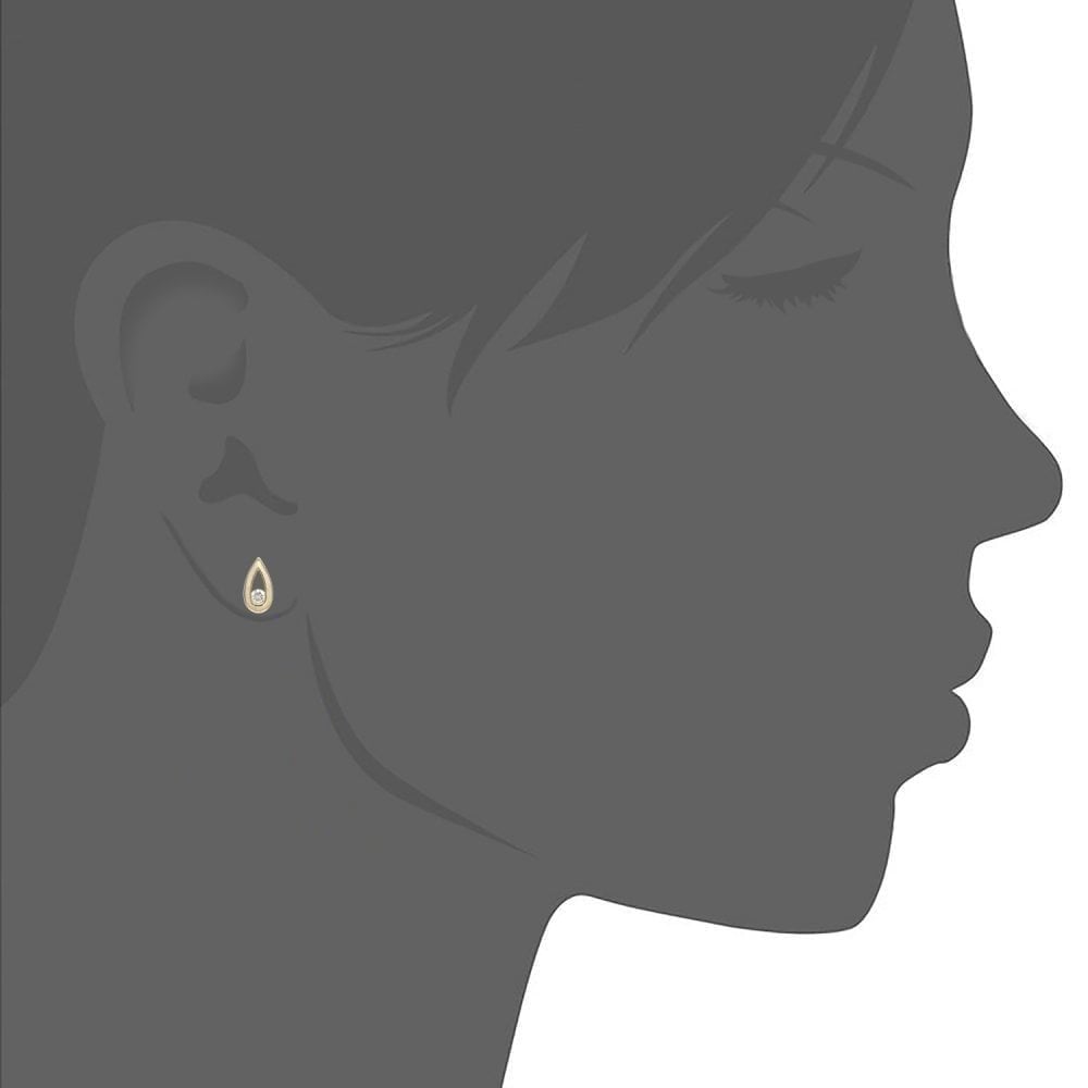 Diamond Stud Earrings - detail view | Prime Jewellery