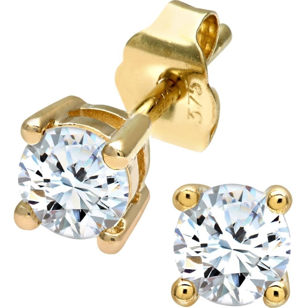 Diamond Stud Earrings - detail view | Prime Jewellery