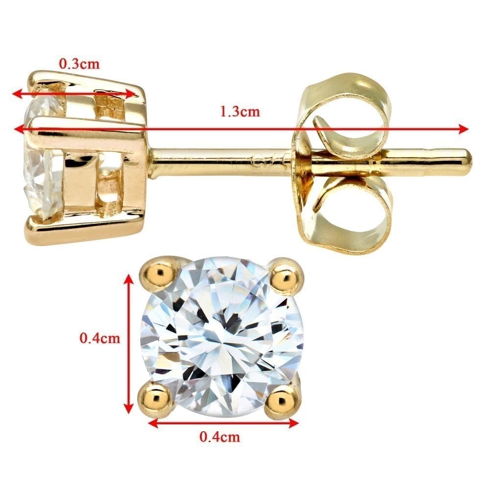 Diamond Stud Earrings - detail view | Prime Jewellery