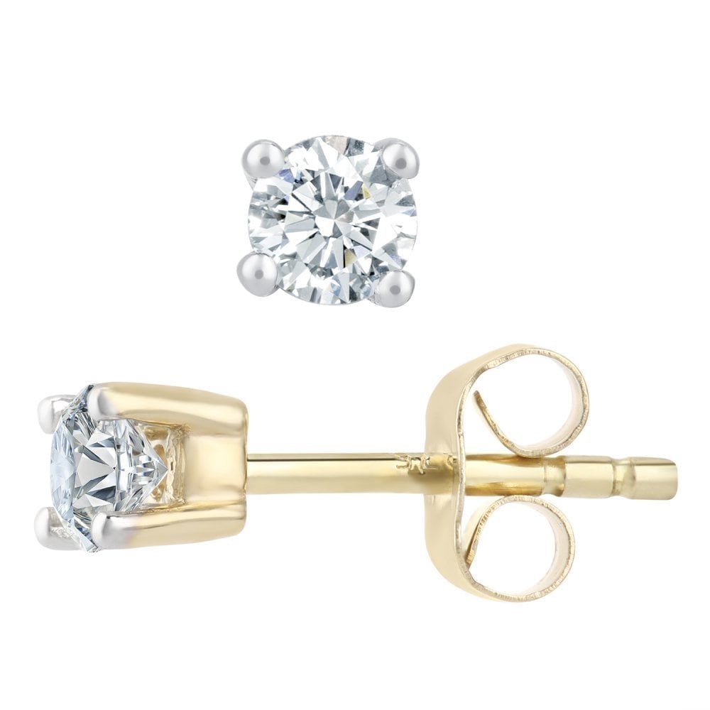 Diamond Stud Earrings - detail view | Prime Jewellery
