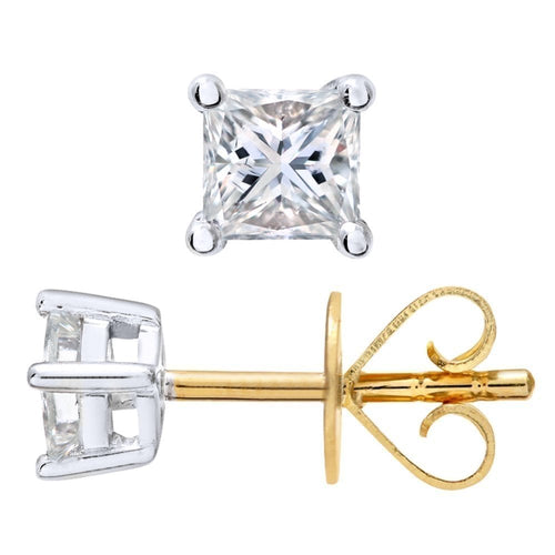 Diamond Stud Earrings - detail view | Prime Jewellery