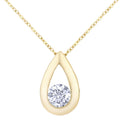 Diamond Solitaire Necklace 9ct Gold | Prime Jewellery