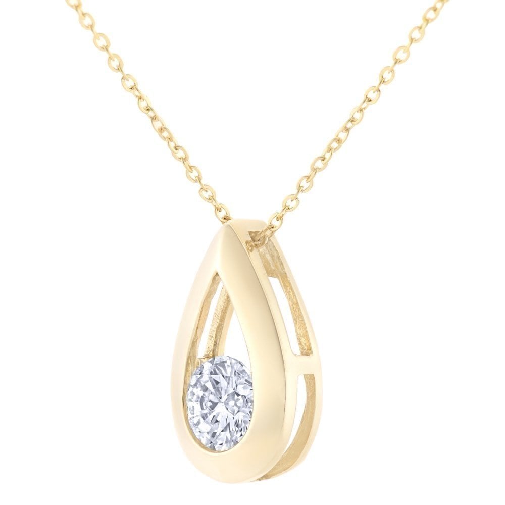 Diamond Necklace - detail view | Prime Jewellery