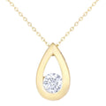 Diamond Solitaire Necklace 9ct Gold | Prime Jewellery