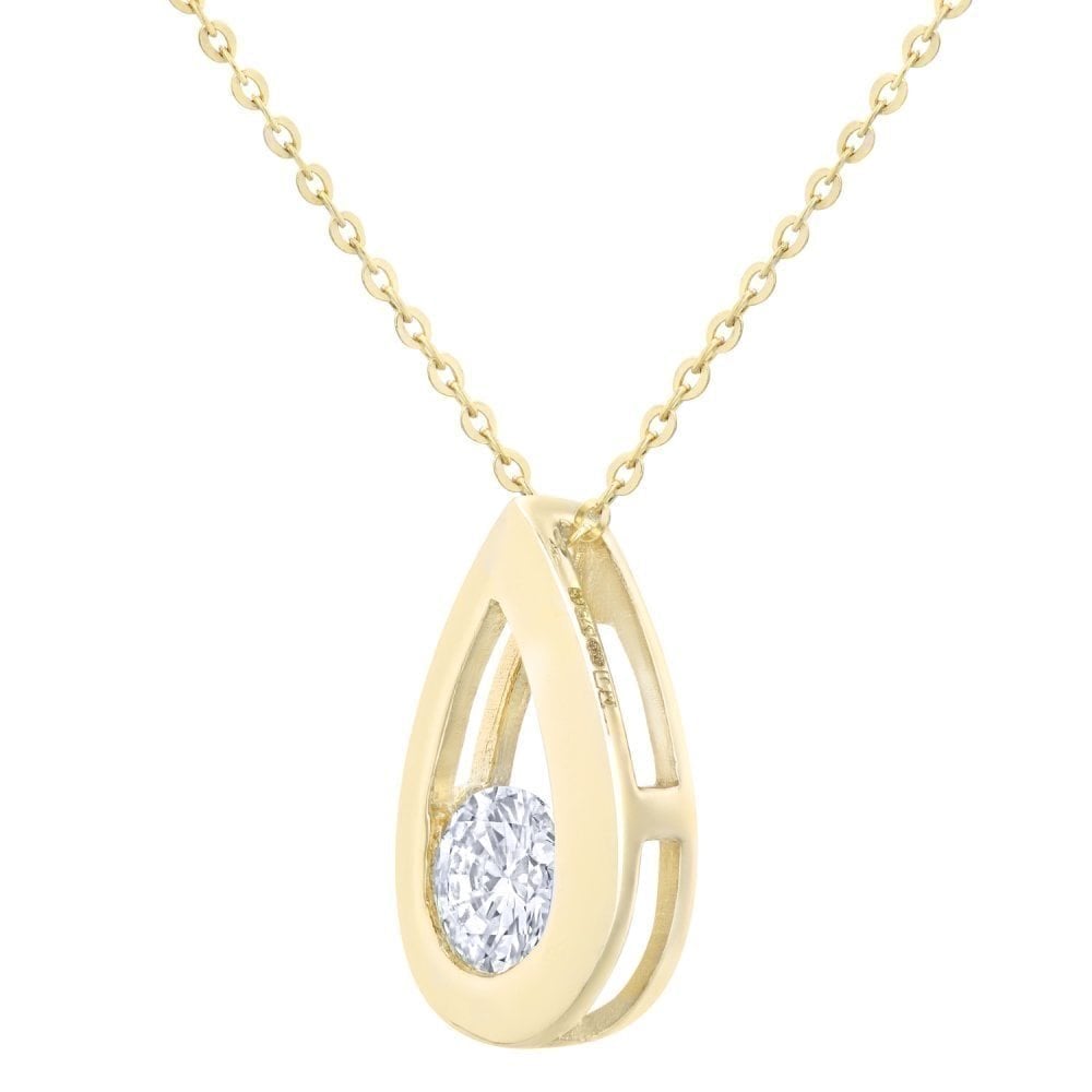 Diamond Necklace - detail view | Prime Jewellery