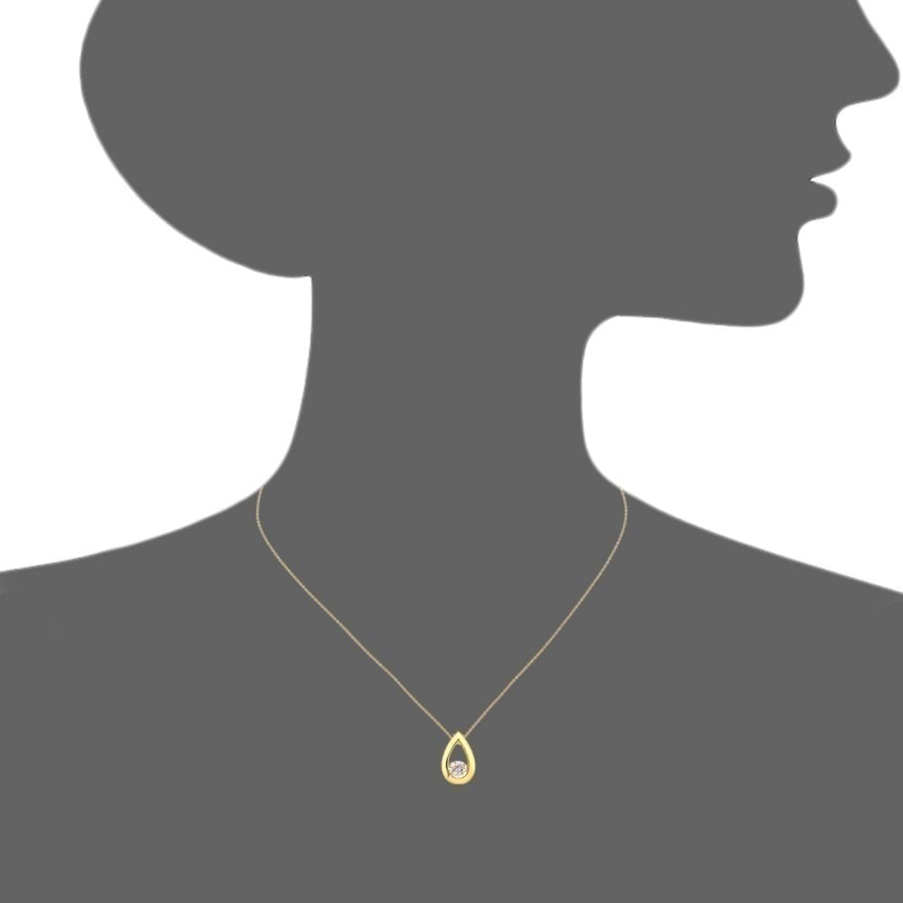 Diamond Necklace - detail view | Prime Jewellery