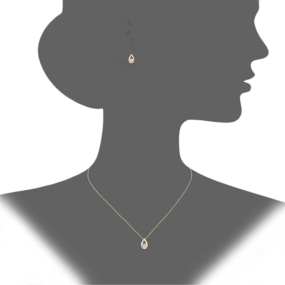 Diamond Necklace - detail view | Prime Jewellery