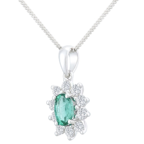 Emerald Necklace - detail view | Prime Jewellery
