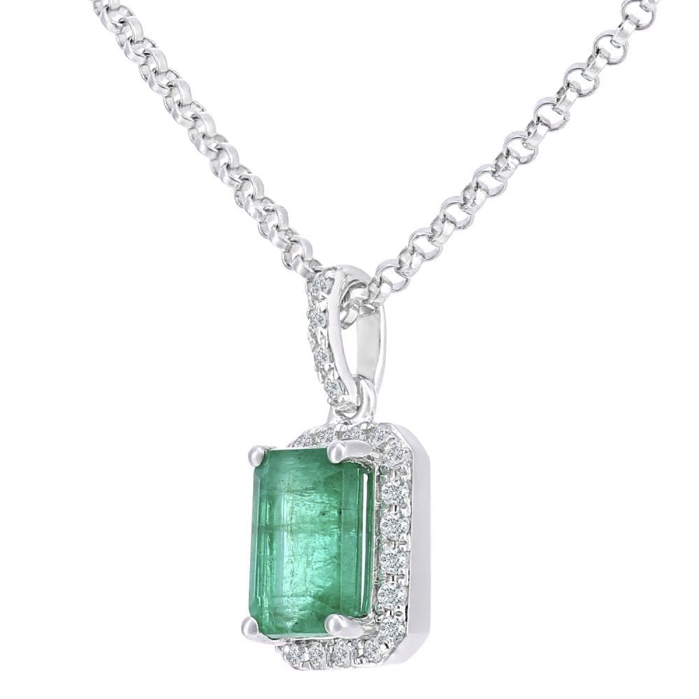 Emerald Necklace - detail view | Prime Jewellery
