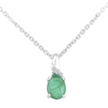 Emerald Necklace 9ct White Gold | Prime Jewellery