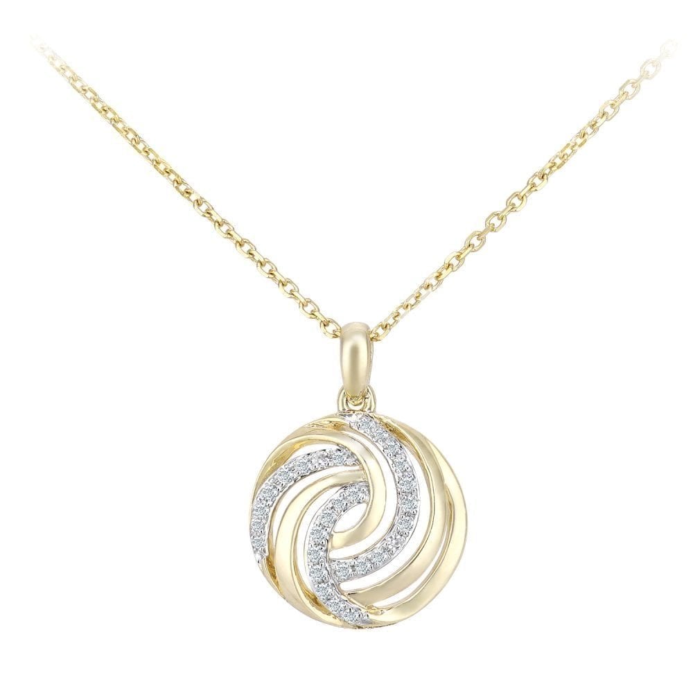 Diamond Necklace 9ct Gold | Prime Jewellery
