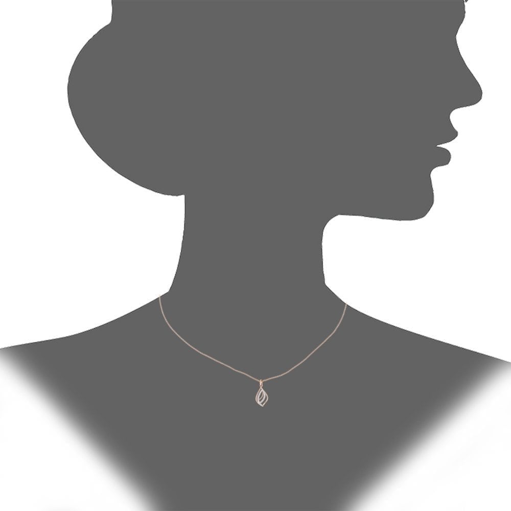 Diamond Necklace - detail view | Prime Jewellery