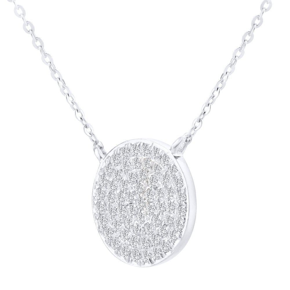 Diamond Necklace - detail view | Prime Jewellery