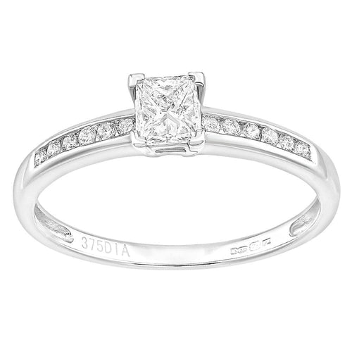 18ct White Gold 0.45ct Diamond Engagement Ring