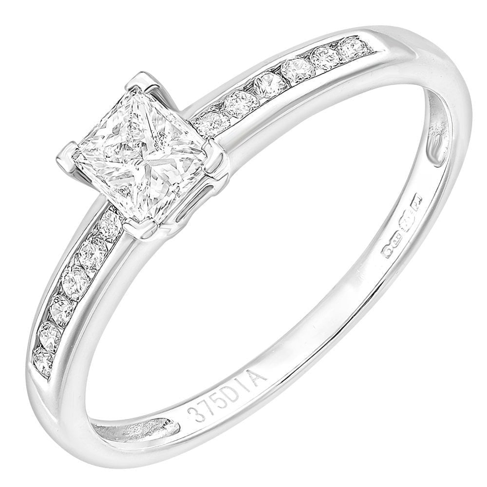 18ct White Gold 0.45ct Diamond Engagement Ring