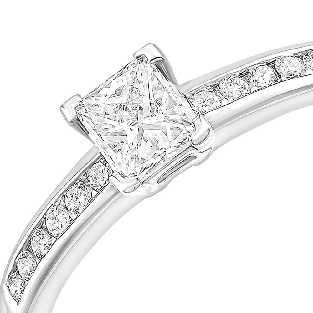 18ct White Gold 0.45ct Diamond Engagement Ring